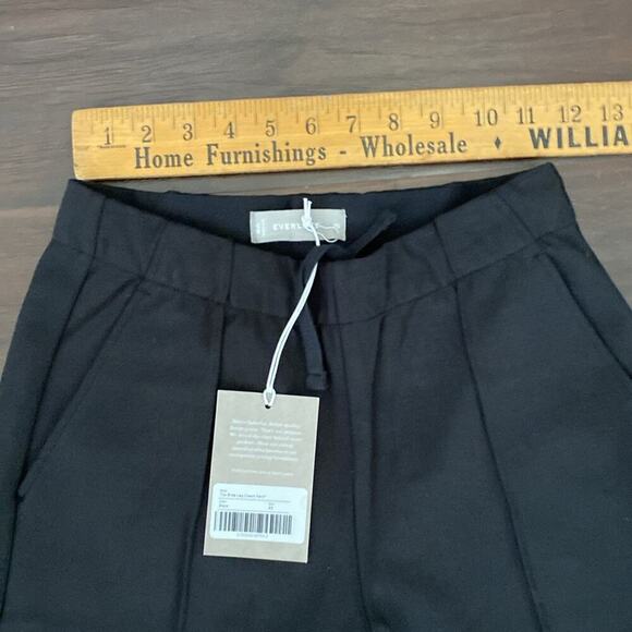 NWT Everlane Women’s The Dream Pant Black Elastic Waist W/ Waistband Size XS - Picture 5 of 9